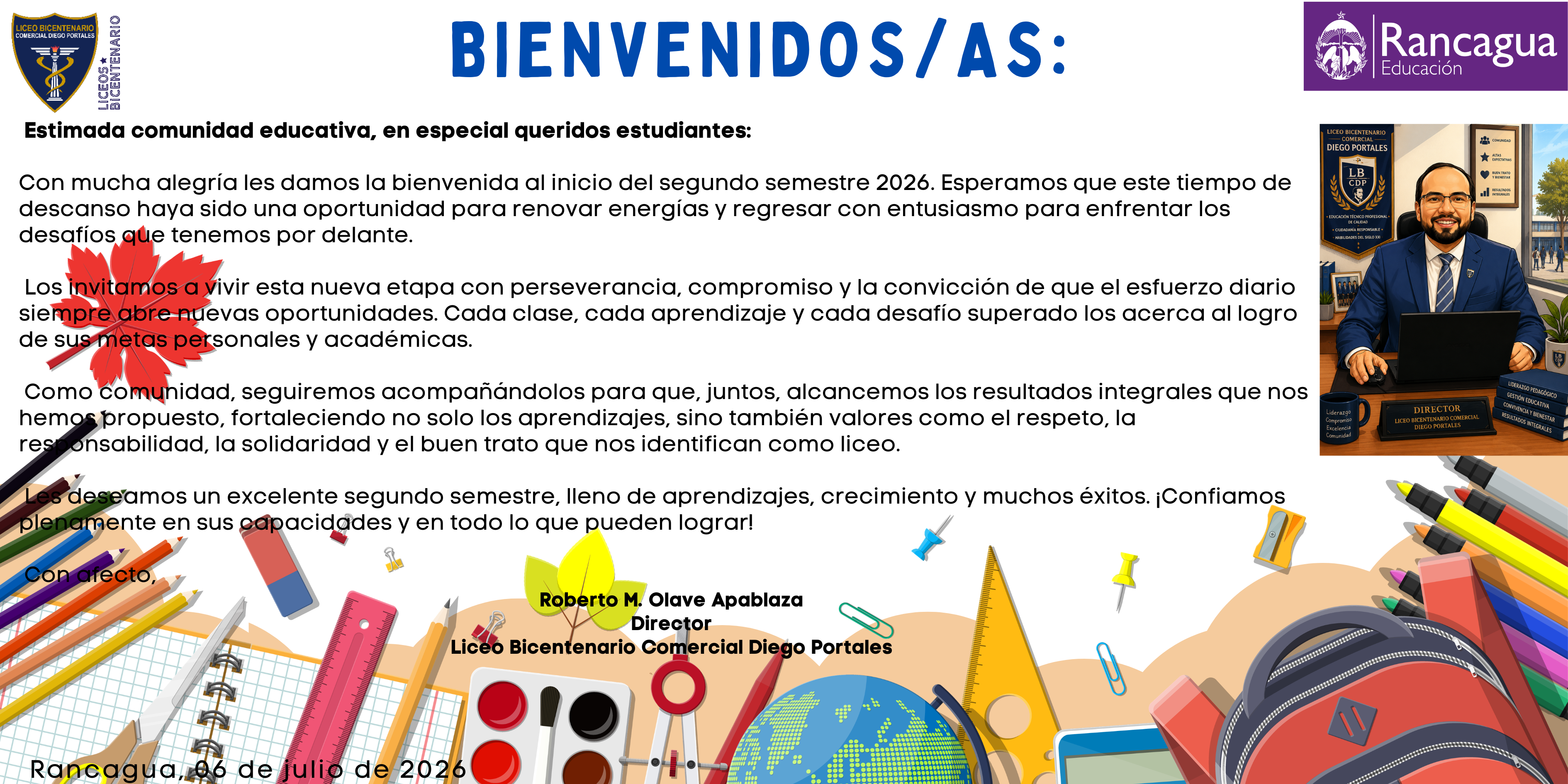 Saludo de Bienvenida 2026- Segundo Semestre